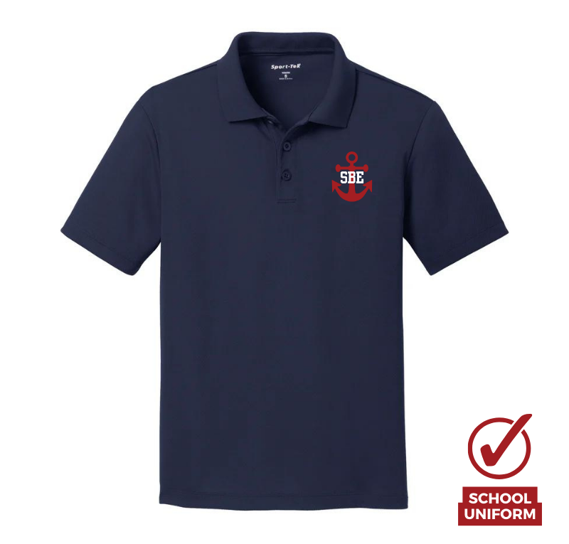 Sport-Tek Friday Uniform SBE Anchor Polo, Navy