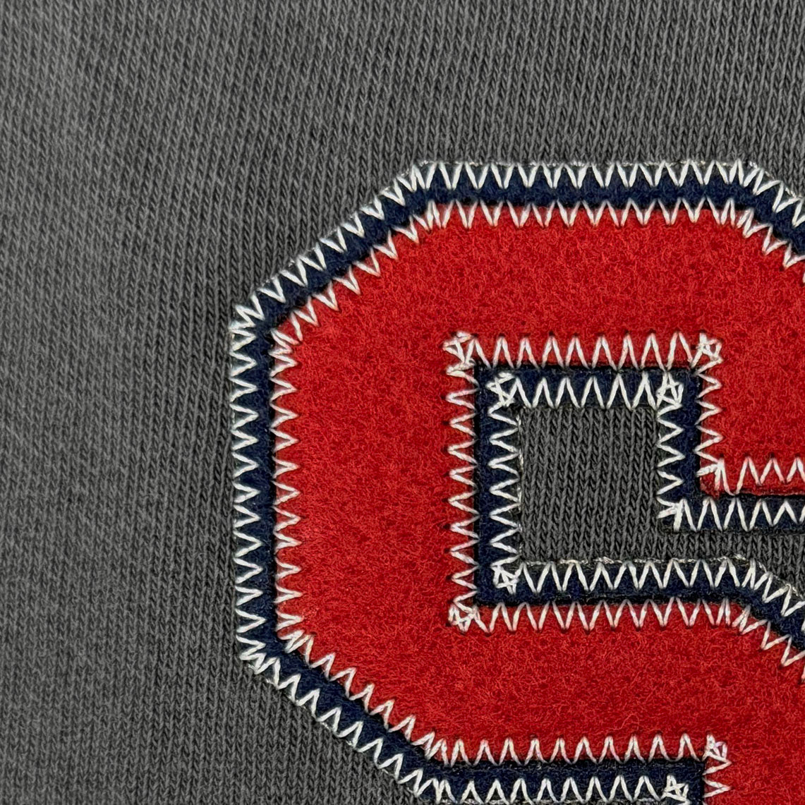 SBE Felt Patch Oversized Crewneck