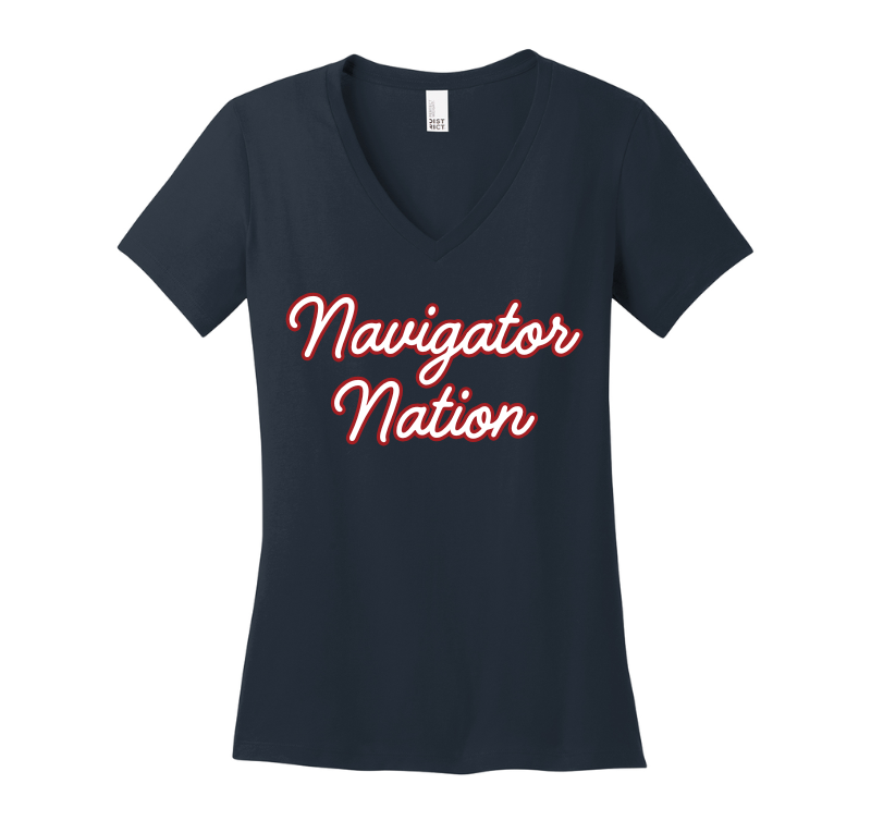 Navigator Nation Women's V-Neck T-Shirt