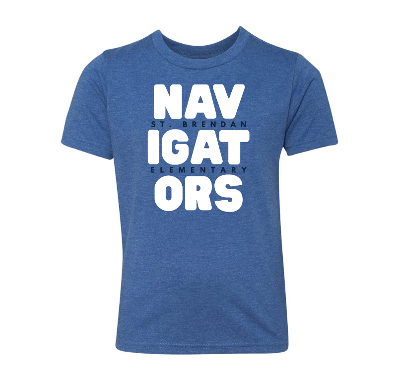 Youth Navigators Tri-Blend T-Shirt, Royal