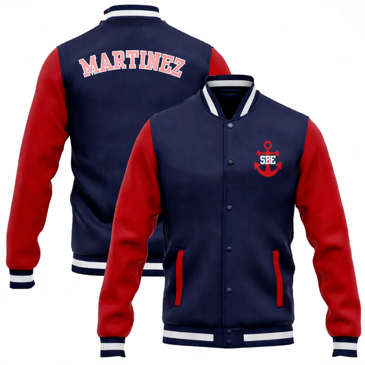 PRE-ORDER: SBE Custom Letterman Jacket (Exclusive to 6, 7 and 8th graders)