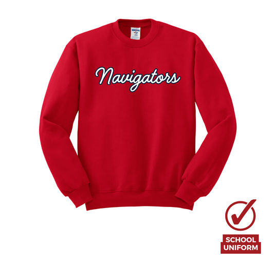 Navigators Red Crewneck Sweatshirt