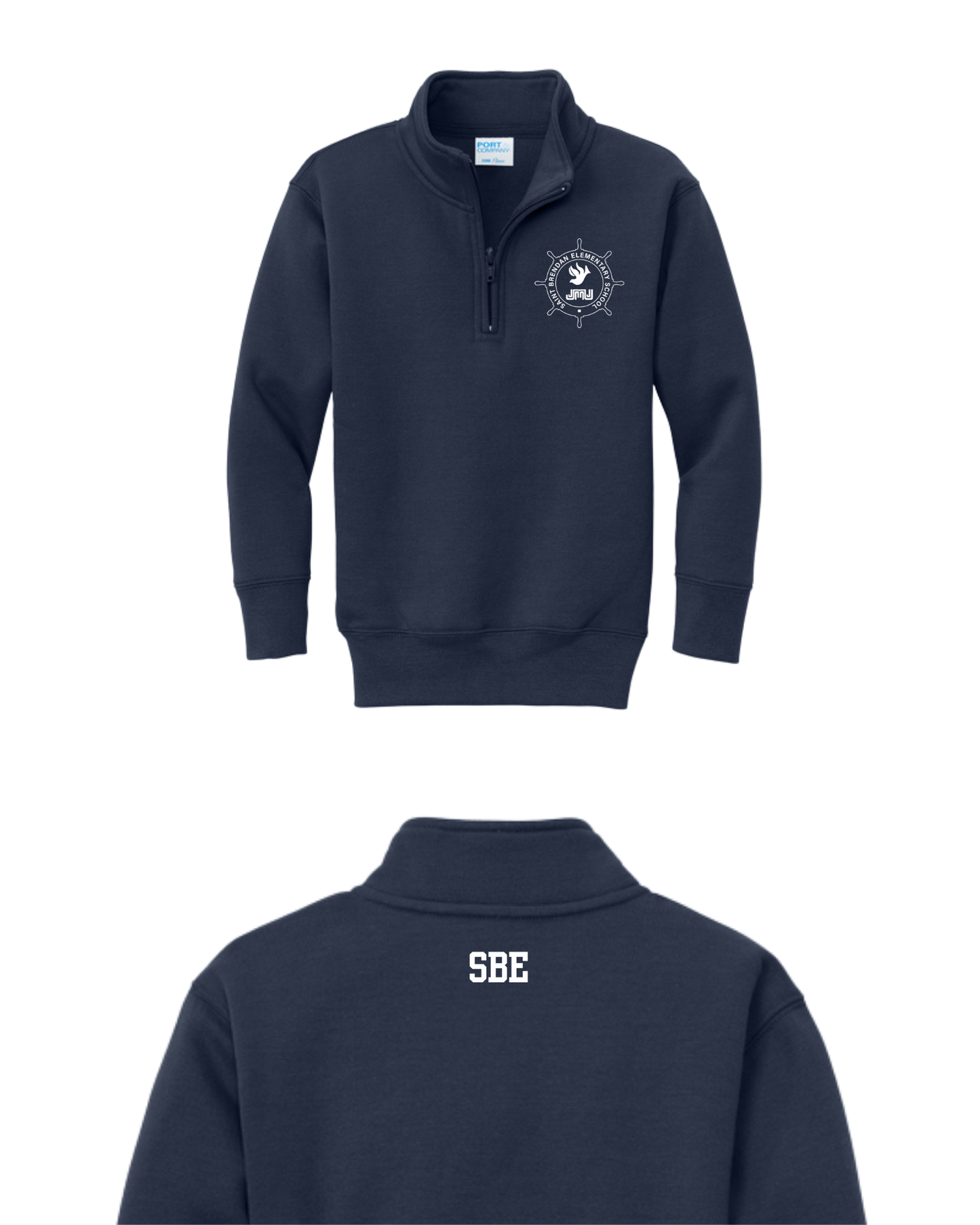 Uniform Fleece 1/4 Zip Silicone Navy - Adult