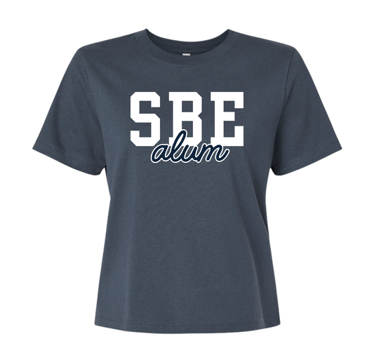 SBE Alum Women's Boxy T-Shirt, Navy