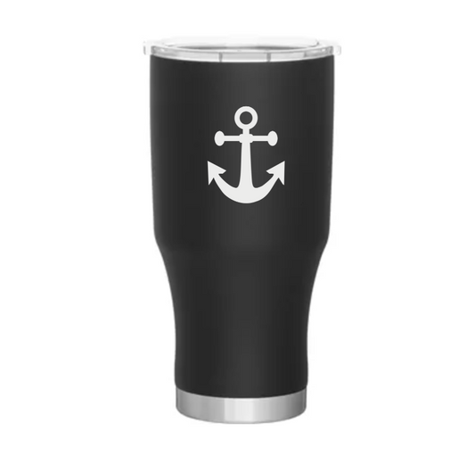 Anchor 28 oz. Stainless Steel Tumbler, Black