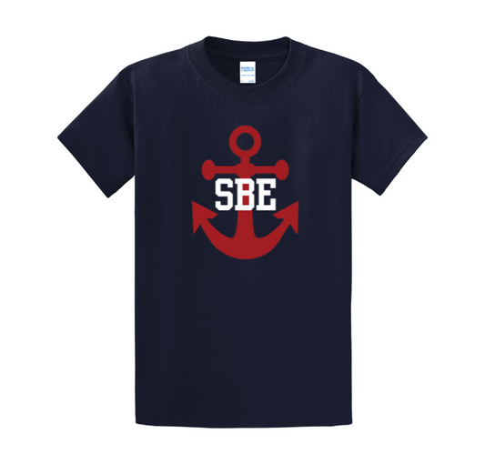 Youth SBE Anchor T-Shirt, Navy