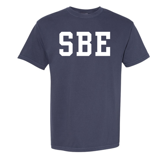 SBE Garment Washed T-Shirt, Navy