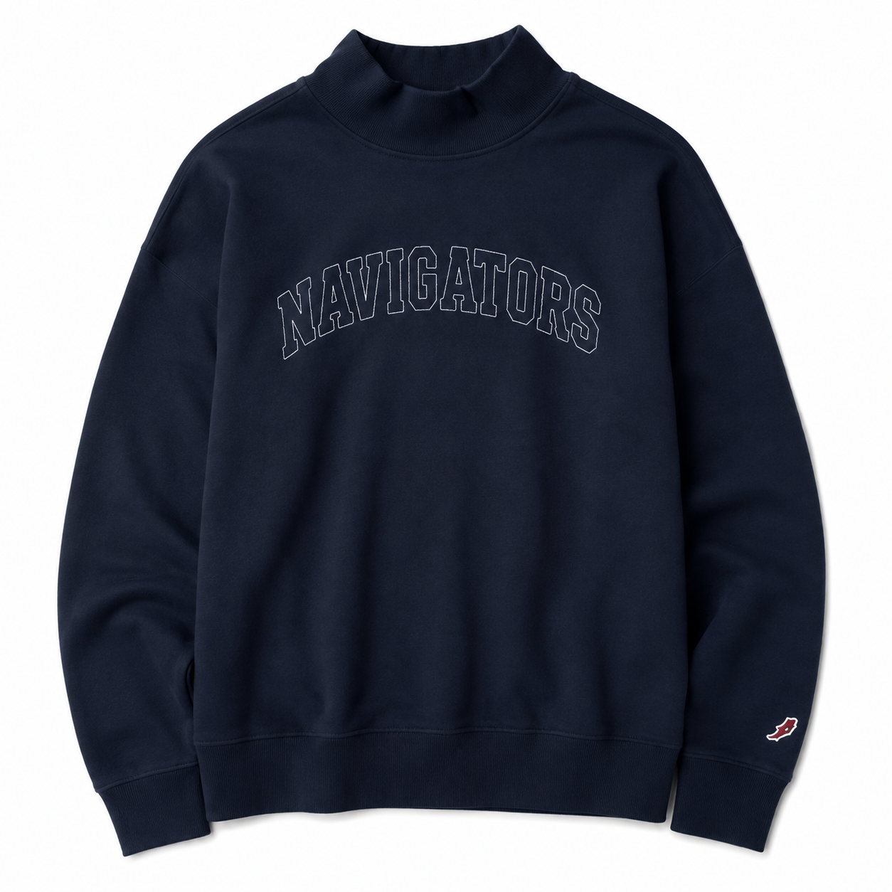 Navigators Mockneck - Outline Embroidery