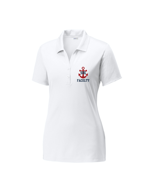 Faculty Polo - Women's - White